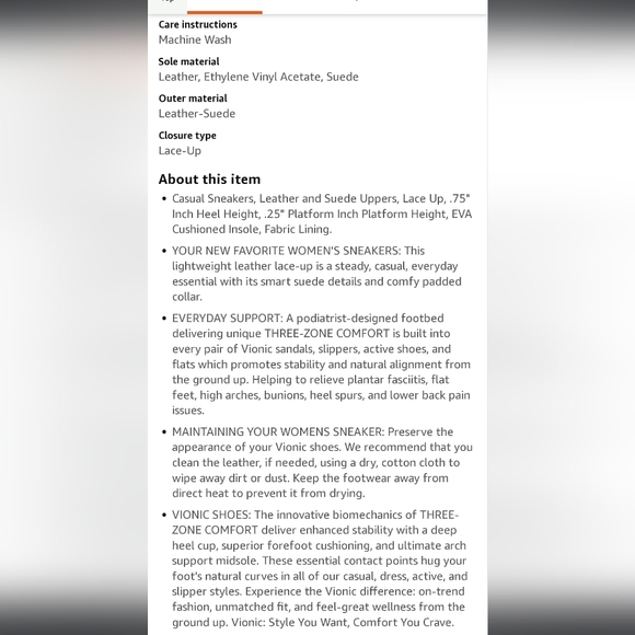 Nwot Vionic Karigan Casual Comfort Shoe - Picture 2 of 9